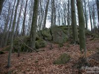 2022-02-05 Rozhledna Hysly-Cimburk-15  Skály nedaleko skaliska Kozel